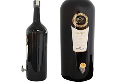 Marcati Grappa Riserva 40% 5 Liter Flasche mit Zapfhahn Gold
